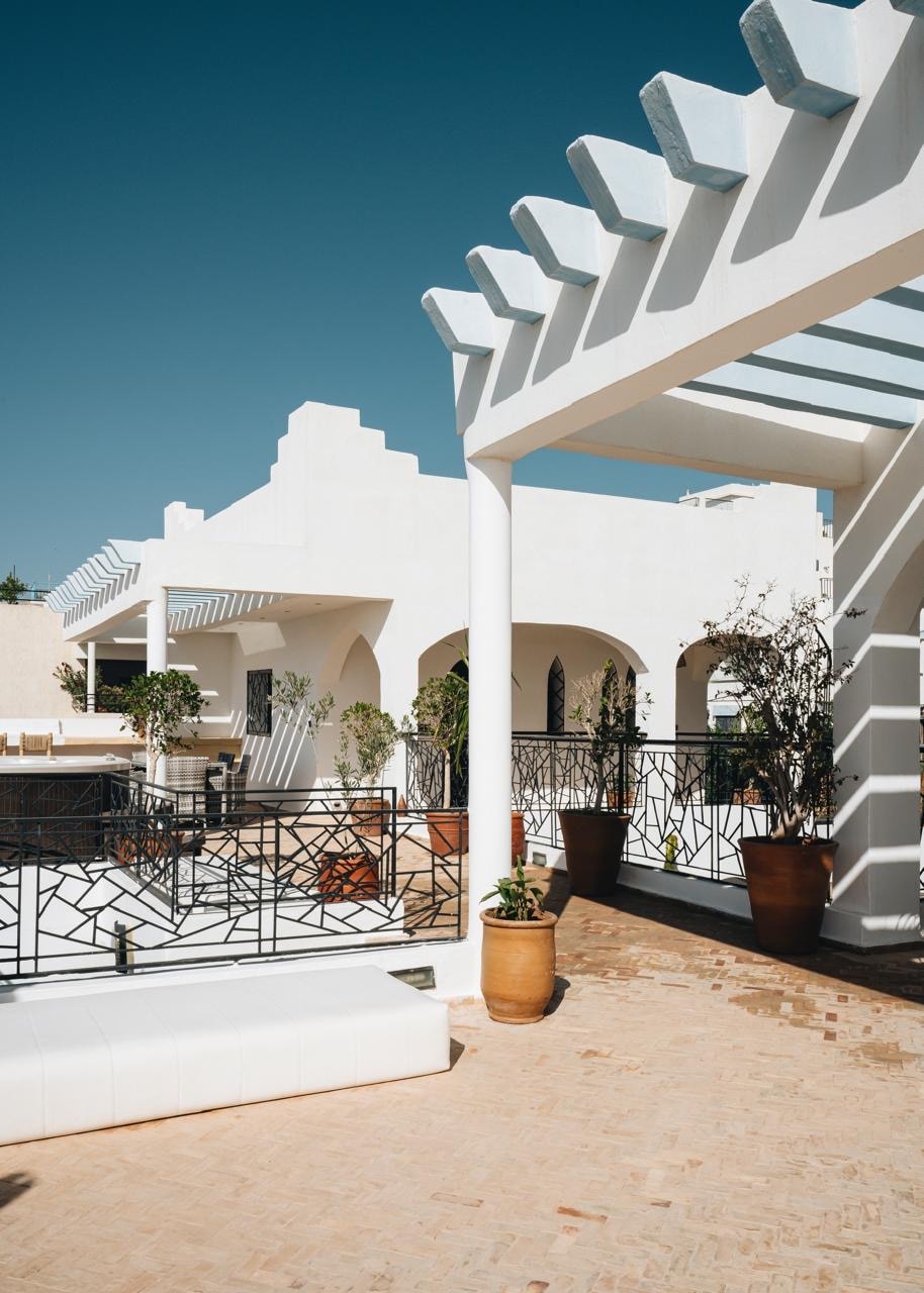 The Yogi Surfer villa outdoor spaces